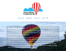 Tablet Screenshot of flyg-ballong.nu